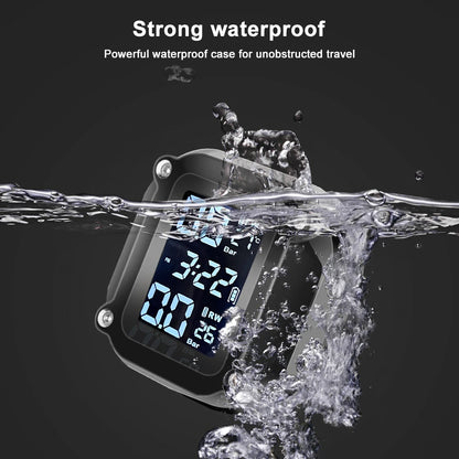 Motorcycle Tire Pressure Sensors Moto Tire Pressure Monitoring System 2 Wheel Tyre External Sensor for Motorbike Bicycle TMPS