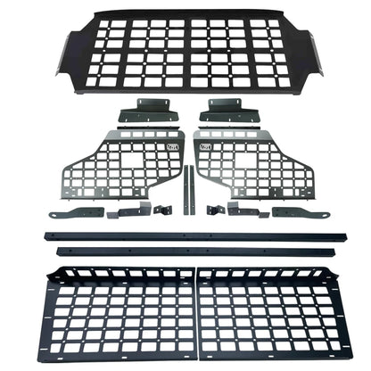 CGZ Molle Panels Fit for Toyota Land Cruiser Prado J150 / Lexus GX460 2010-2022 Rear Trunk Cargo Shelf Storage Organizer Racks