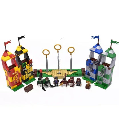 NEW Magic Movie Attack on The Burrow Building Blocks Kits Bricks Set Classic Model Toys For Birthday Gift