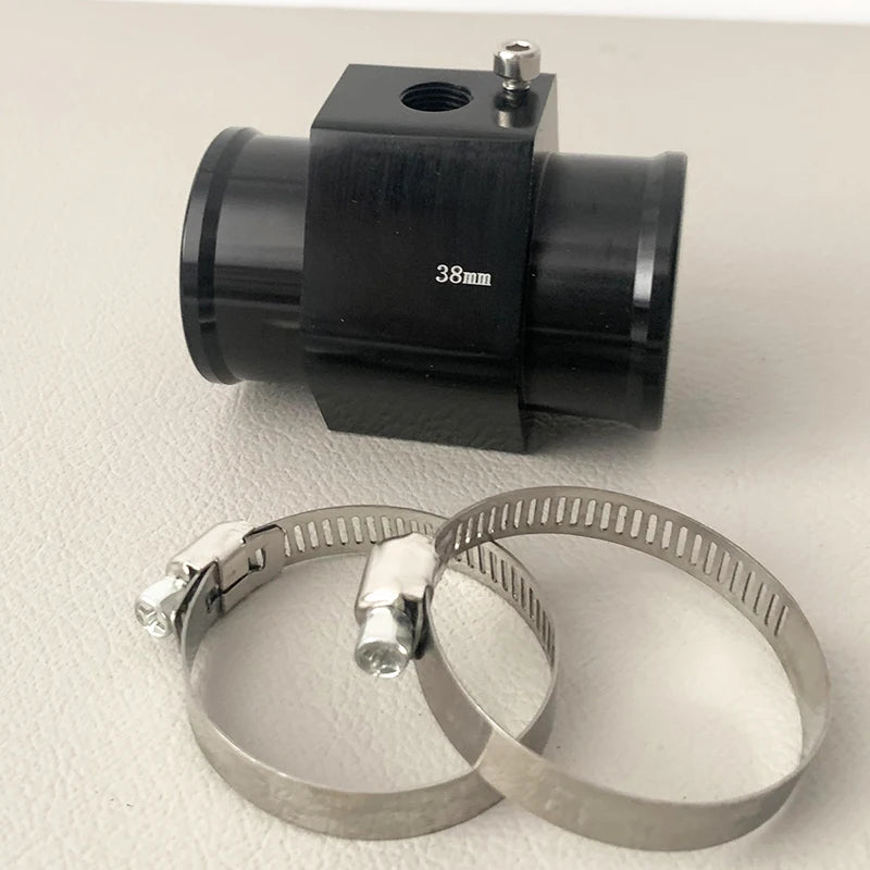 HQ Water Temperature Sensor Head Joint Sensor Radiator Adapter 1/8NPT 12V 24V Digital Water Temperature Gauge Voltmeter