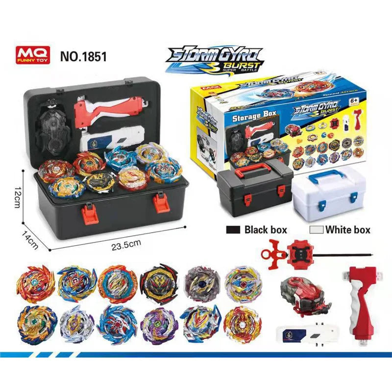 New alloy gyro attack suit with two-way transmitter combat gyro tool storage box gift Hurricane CX BX alloy gyro vs PK game.