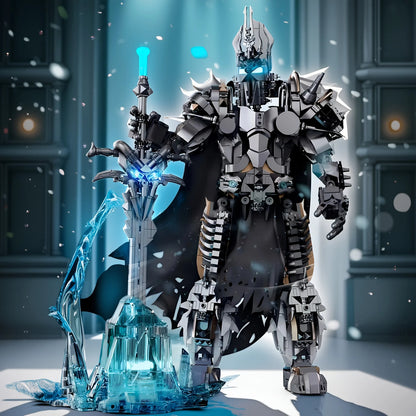 1268Pcs Wizard King Creative Building Blocks Set Abs Plastic Structure Kit, DIY Model Toy Building Blocks, Creative Home Decor
