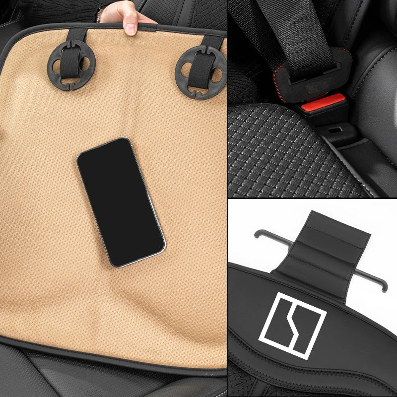 Car Seat Cover Front Rear Seat Ice Silk Cushion Pad Protective Mat For Zeekr X 7X Krypton MIX 009 007 001 007 009 2025 2022 2023