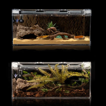 Reptile Rock Hide Cave Resin Turtle Basking Platform Shelter for Lizard hideout Reptile bearded dragon Amphibian Terrarium