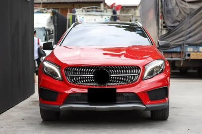 XVIP Chrome Diamonds Style Racing Grille For Mercedes Benz GLA-Class X156 GLA180 GLA200 GLA250 2014-2016 GTR Style Bumper Grille