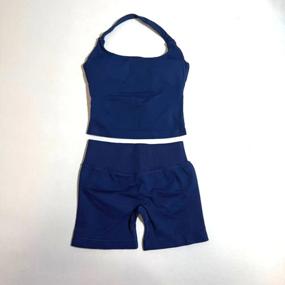 2 Pieces Sportswear Women Yoga Set Gym Clothes Sportswear Yoga Suits High Waist Scrunch Fitness Tracksuits  Pilates Set