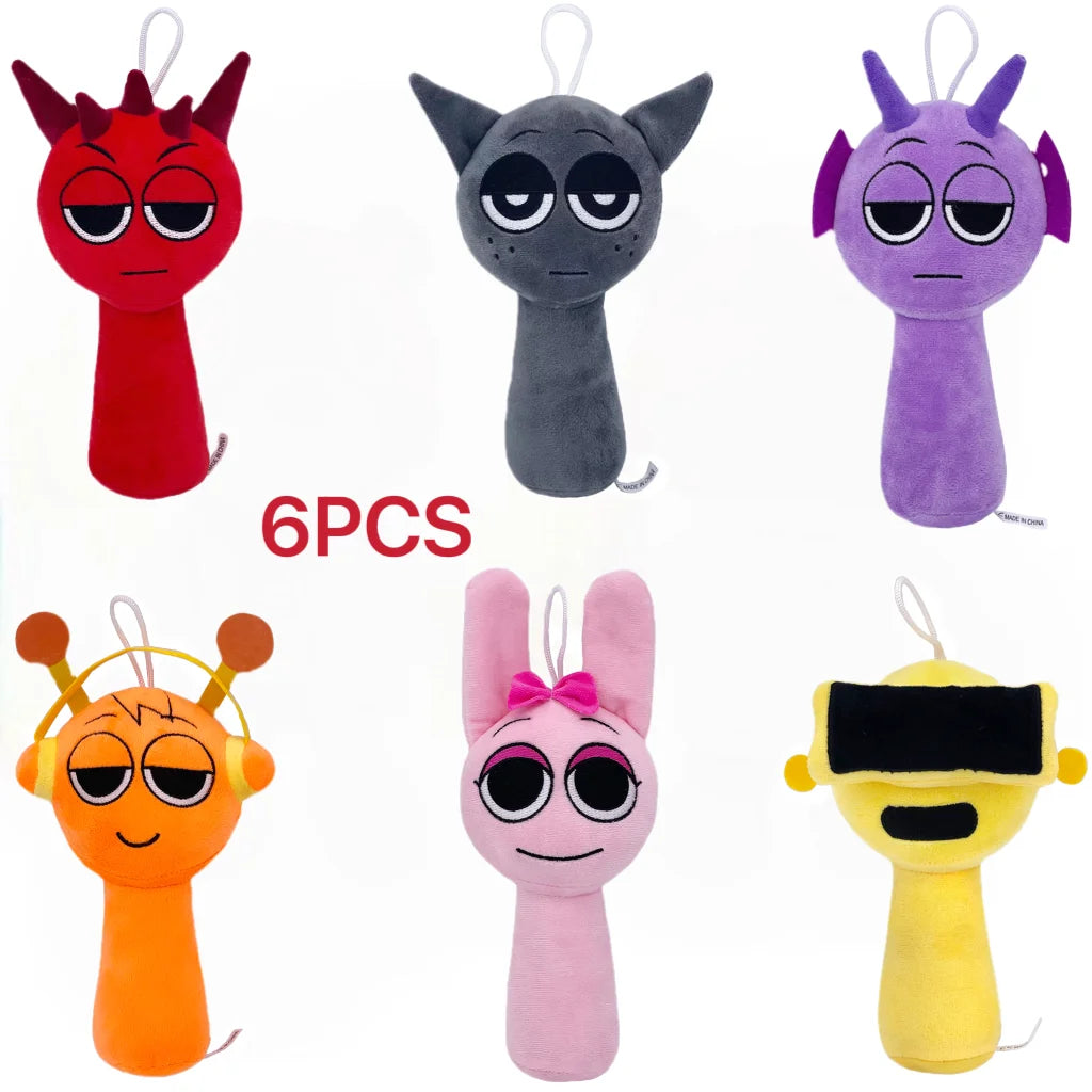 Sprunki Plush Toys Sprunki Plushie Doll Singers Oren Wenda Game Cartoon Stuffed Pillow Kids Birthday Christmas Gifts