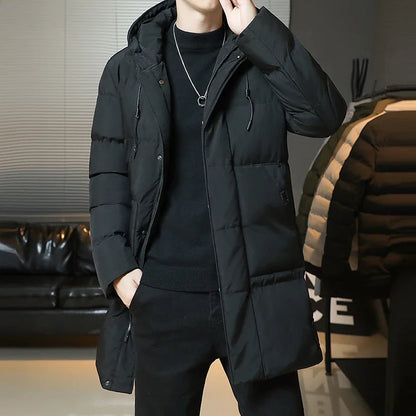 Winter Snow Overcoat -30 Degrees Winter Hot Thicken Men's Down Jackets New Warm Parka Men Women Casual White Duck Down Coat