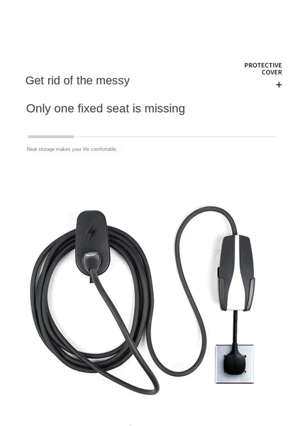 Suitable for Tesla Model3model Y Charging Pile Bracket Charging Hanger Wall Charging Cable Hanger Charging Gun Accessories