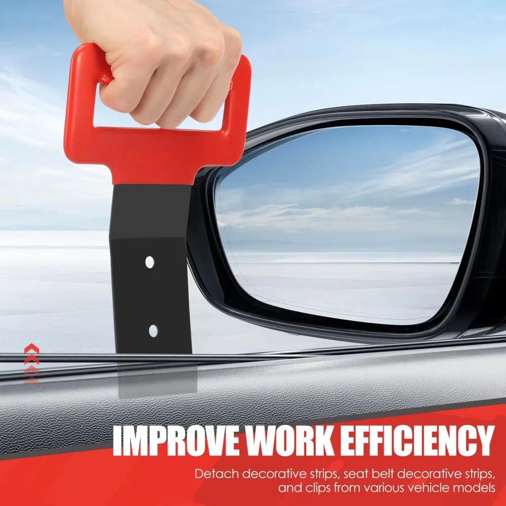 Portable Automotive Window Belt Molding Removal Tool Soft Non-slip Grip Handle Car Trim Molding Disassembly Hand Tool