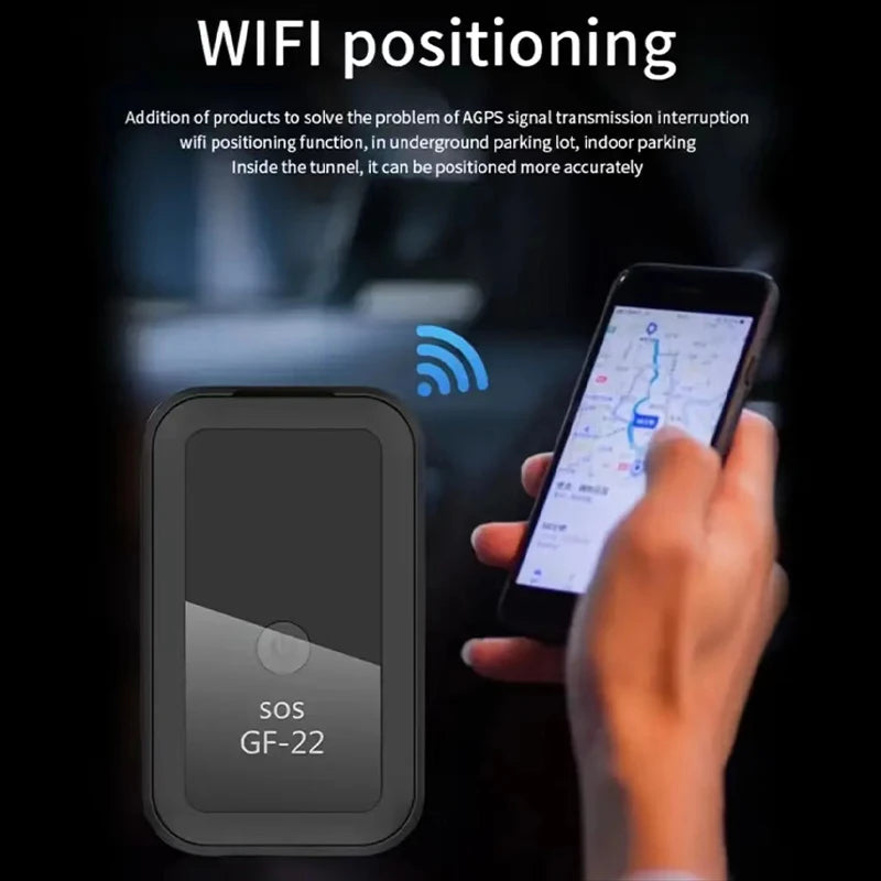 GF22 Mini GPS Tracker Real-time GPS Tracking Device Magnetic Vehicle Locator Portable GPS Locator Anti-theft Alarm Position APP