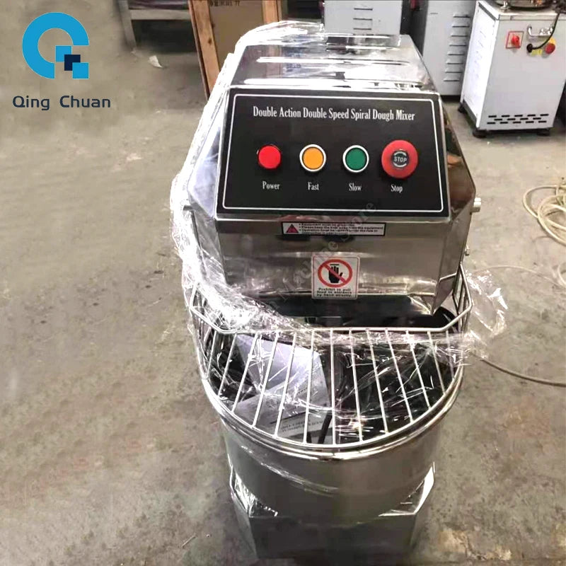 Dough Mixer Double Speed Commercial 10L to 100 Liters Kneading Machine Flours Mixing Blender
