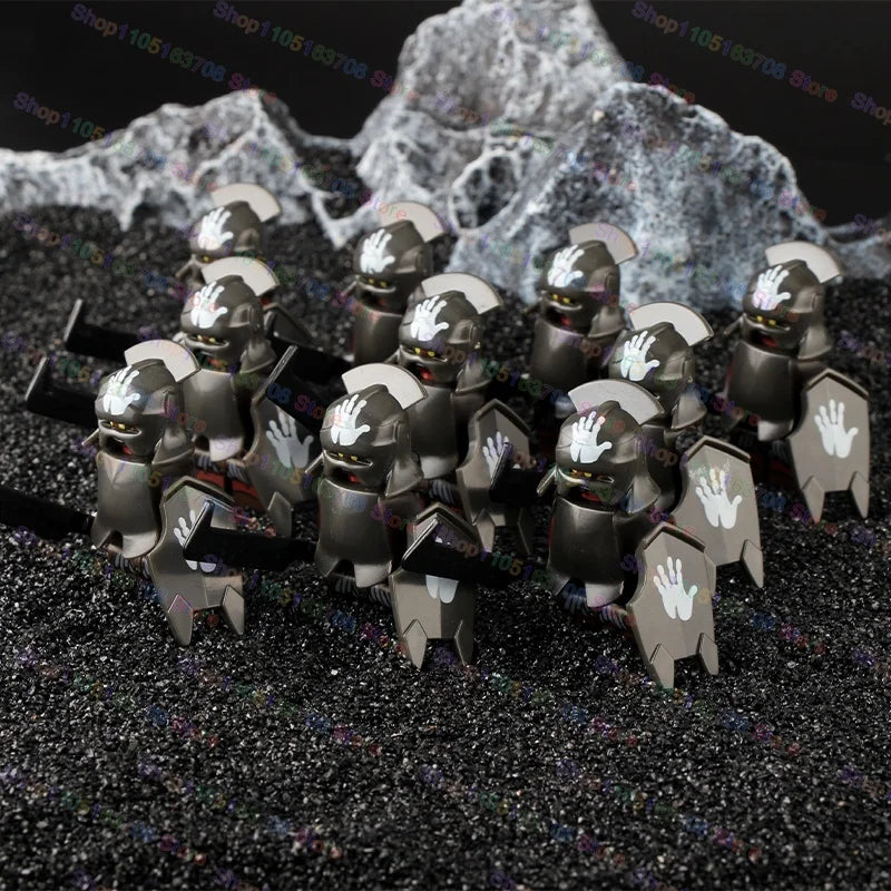 Medieval Knights Building Blocks Warrior Soldiers Crusaders Hospital Teutonic Knight Legion Figures Block Toys Accessories