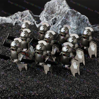 Medieval Knights Building Blocks Warrior Soldiers Crusaders Hospital Teutonic Knight Legion Figures Block Toys Accessories