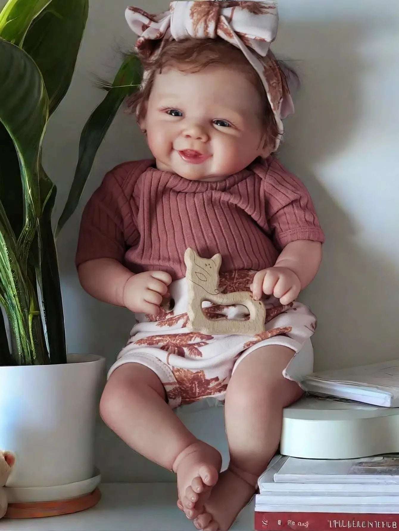 18 Inch Vivienne 3D Painted Skin bebe ruborn de silicona reborn dolls Soft Vinyl Touch feel Dolls