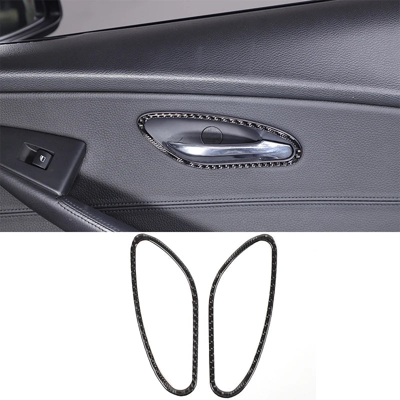 For BMW 6 Series E63 E64 2004-2010 Soft Carbon Fiber Gear Shift Air Outlet Window Lift Panel Dec Car Interior Accessory Sticker
