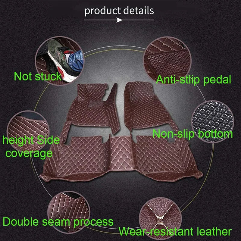 Custom For ZEEKR X /MIX/7X BEV SUV 2023-2026 All Weather Car Floor Mats Car Accessories Carpets Covers Left /Right Hand Drive