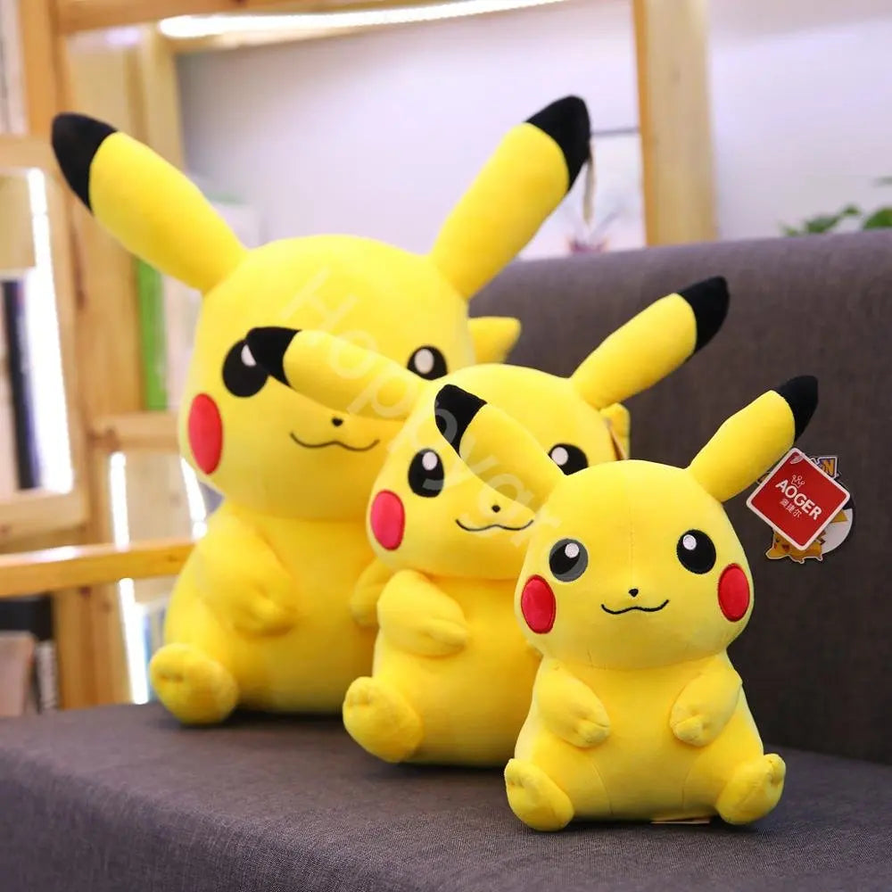 Pokemon Pikachu Plush Toys Pillow Cartoon Japan Anime Elf Plush Doll Soft Stuffed Kawaii Kids Doll Christmas Gift For Children