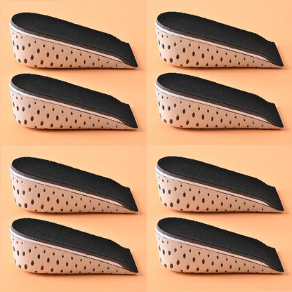 4Pairs/8Pairs Height Increase Insole Do Not Collapse Half Pad Breathable Memory Foam Heel Lifting Inserts Shoe Lifts Shoe Pads