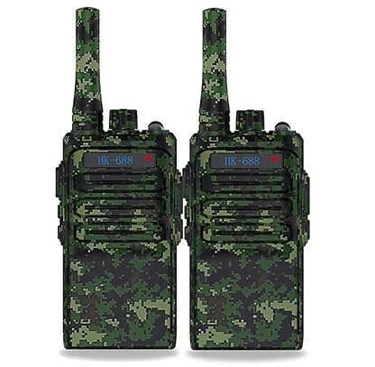 2 Pack Rechargeable Kids Walkie Talkies,3 Miles Long Range,2000mAh Long Lasting, Birthday Gifts for 3-12 Years Old Boys Girls