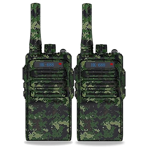 2 Pack Rechargeable Kids Walkie Talkies,3 Miles Long Range,2000mAh Long Lasting, Birthday Gifts for 3-12 Years Old Boys Girls