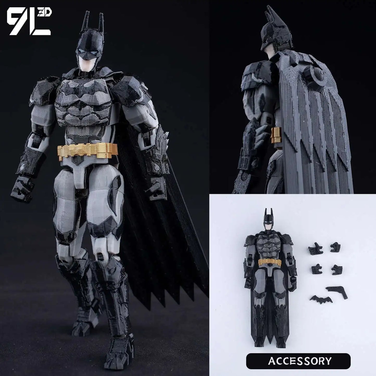 9L3D Printed Lucky Dummy 13 Spider-Man 3D Printed Action Figure, Multi-Jointed Poseable Anime Model, Collectible Gift for Fans