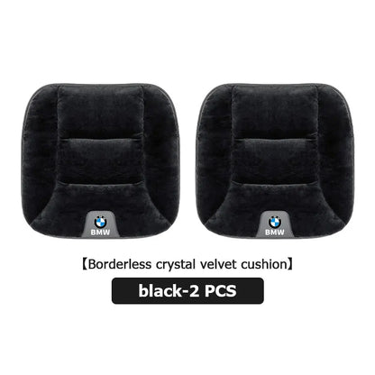 For BMW 3D Flannel Car Seat Cover Winter Warm Seat Cushion Anti Slip Auto Front Chair Seat Pad E90 E60 E46 E39 F30 F10 E87 X3 X4