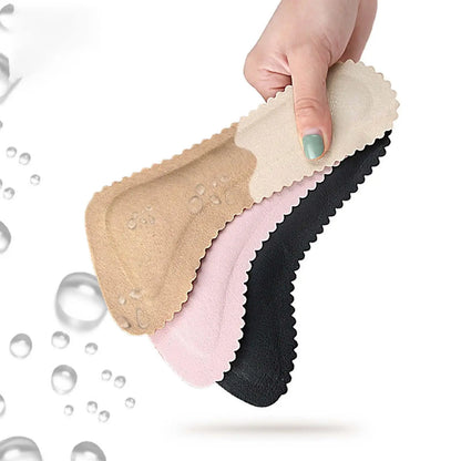 2 Pairs High Heel Insoles, Sweat Absorbent Self Adhesive Comfortable Anti Slip Soft Women Cushions Inserts Heel Sandals Inserts