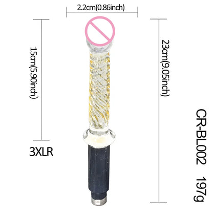 Dildo-Entry-Level Sex Machine A2/F2/F3 Accessories 3XLR Accessories Dildos Suction Cup Sex Products For Women And Men