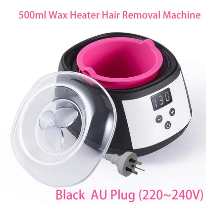 500ml LCD Display Smart Silicone Liner Hand and Foot , Wax Heater for Hair Removal,Wax Heating And Wax Therapy Machine