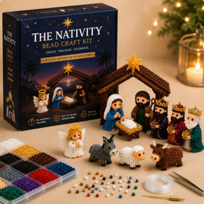 DIY Creative 3D Beaded Animal Craft Kit Cute Beadwork Set for Adults Teens Beginners Home Office School Party Birthday Gift