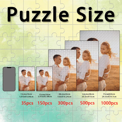 1000/300/500pcs Graduation  Customized Picture Personalised Decompression Puzzles Personalized Poster For Kids Toy Children Gift