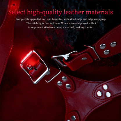 Adjustable Chastity Panties with Metal Buckles BDSM Bondage Fetish Sex Toy for Women Couples Role Play Adult Product