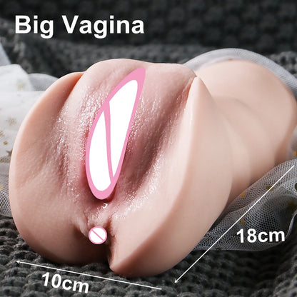 Sex Toys For Men Real Artificial Vagina Male Masturbator Realistic Anal Adult Product Male Masturbators Cup Adult Game TPE Pussy