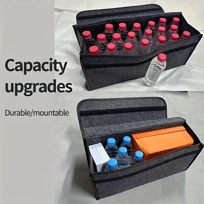 PINMOAP Car Trunk Storage Bag Foldable And Thickened Felt Box Car Storage Box Universal High-Quality And Durable Felt Fabric