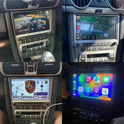 CHSTEK Car Radio Wireless Carplay Qualcomm for Porsche 911 997 Boxster Cayman 987 Auto Android 13 Multimedia Player Navigation
