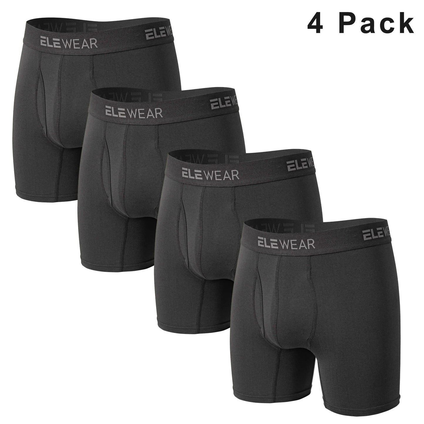 4 Pack Men Underwear With Opening Breathable Mens Boxershorts Men's Panties Underpants Plus Size Fashion Boxers Brief