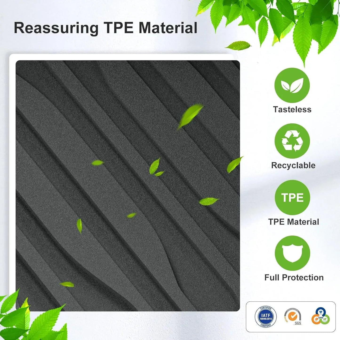 For BYD Shark Shark 6 2025 2024 RHD TPE Full Cover Floor Mats With Door Sill Protector, Floor Liners Cargo Liner Protection