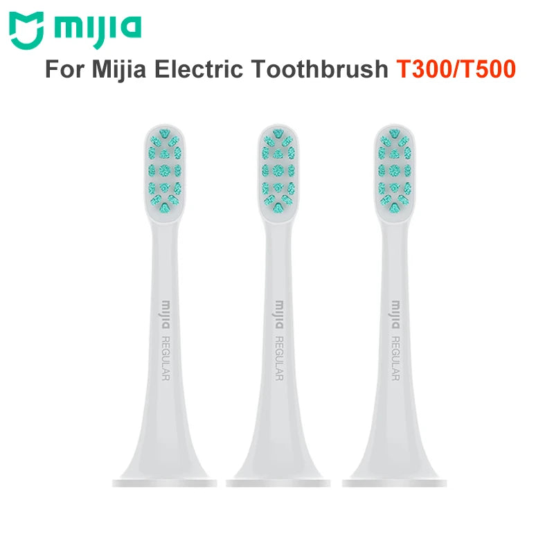 3pcs Original MIJIA T300 T500 Sonic Toothbrush Heads Teethbrush Replacement Heads Sonic Oral Hygiene Mi Oral Clean