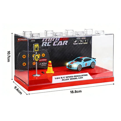 2026 Upgraded RC Car 1:64 Mini Alloy RC Drift Car Easy to Carry, 60mins Life.  Exquisite Gift Box An Ideal Toy Gift for Children