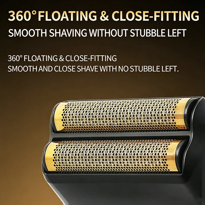 KEMEI KM-T401 Electric Shaver Hair Rechargeable Facial & Beard Foil Razor For Men Bald Head Shaving For Men Machine Barber