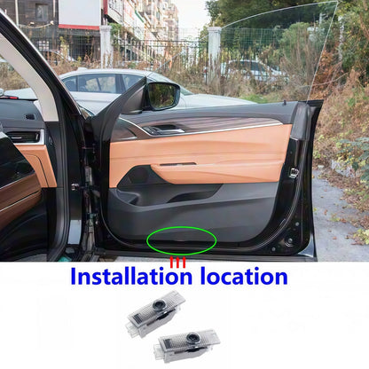 HD 2 For BMW 6 Series GT Led Car Door Projector Welcome Light Accessories G32 E63 E64 F06 F12 F13 630i 640i Coupe 2007-2024 2023