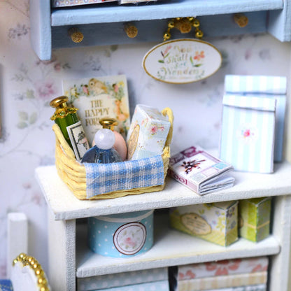 Miniature Bedroom Dollhouse Set 3D Puzzle Model DIY Handmade Toy Set, Room and Bedroom Decoration Girl Birthday Gift