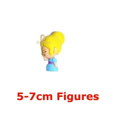 24pcs Anime Mini Figures Accessories Charms Poco Spike Nita Cute Cartoon Heroes Model Toys Game Collectibles for Children Gift