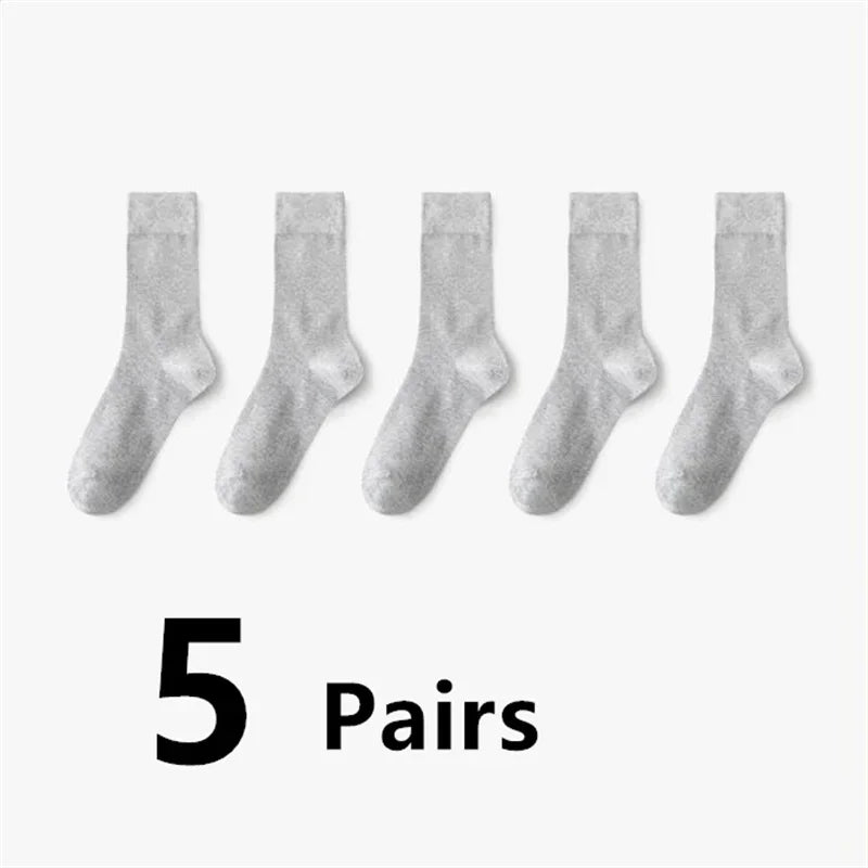 5/10 Pair male Non Binding Diabetes Socks Comfortable Breathable Socks Suitable For Elderly Man For Fat Feet Men Plus Size 39-48