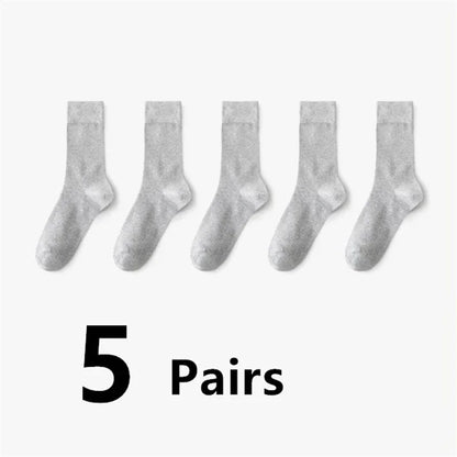 5/10 Pair male Non Binding Diabetes Socks Comfortable Breathable Socks Suitable For Elderly Man For Fat Feet Men Plus Size 39-48