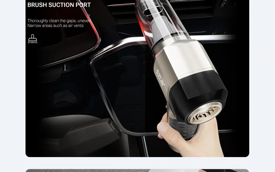 SZUK 9998700PA Car Vacuum Cleaner Strong Suction Cordless Wireless Cleaner Portable HandHeld Vacuum Cleaner Cleaning Machine