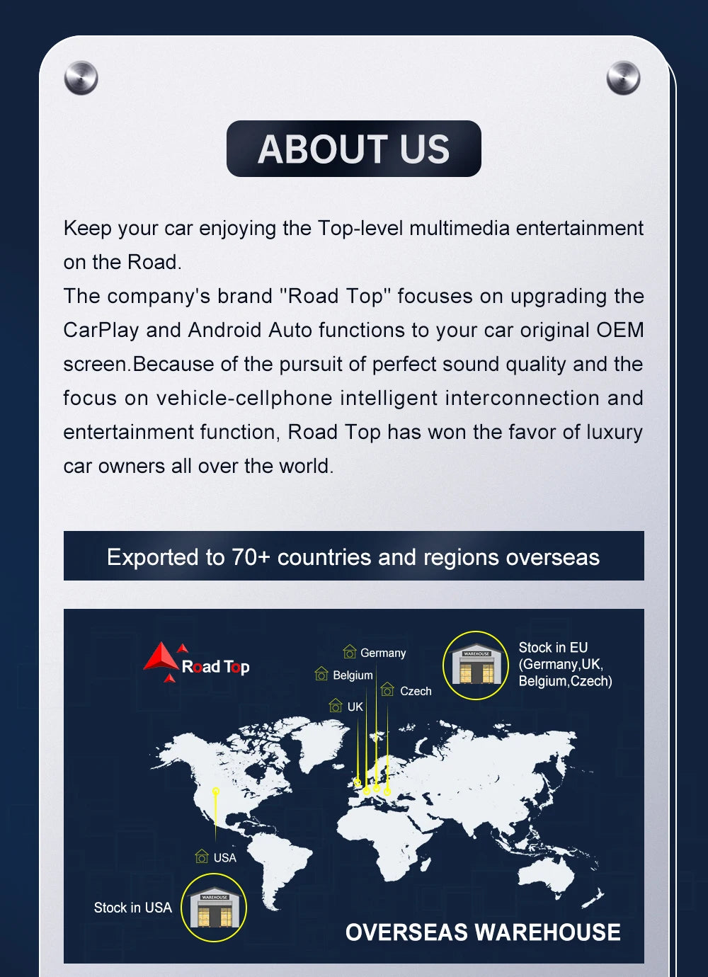 Road Top 7" HD Car Radio Wireless CarPlay Android Auto Stereo Audio For Volkswagen/Seat/Skoda/Passat/Golf/Polo Player