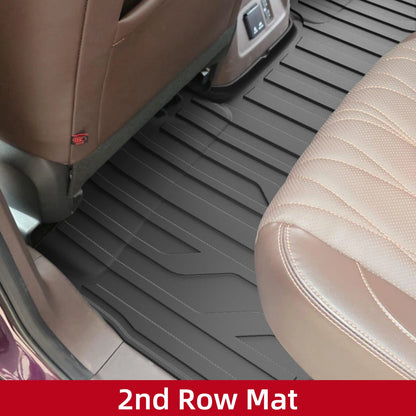 Right Drive for Foton Tunland V9 2026 2025 Car Floor Mats Truck Bed Mat Liner Trunk Bed Liner TPE 3D Foot Mat Waterproof BLACK
