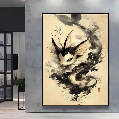 High Quality Pokemon Arcanine Pikachu Wall Painting with Unique Designs and Gorgeous Colors Adding A Touch of Brightness To Wall